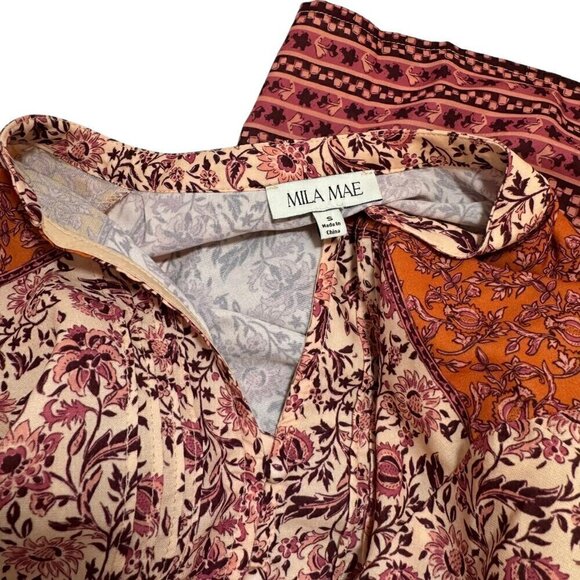 Nordstrom Mila Mae Border Print Midi Dress size S New - Picture 7 of 7